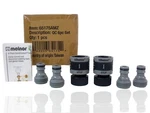Melnor 6-PIECE Quick Set Adjustable Connector Bundle 65175AMZ Black Grey New. Price: $13.84.