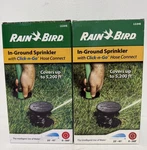 2 Packs- Rain Bird LG3HE In-ground Impact Sprinkler With Click-n-go Hose Connect New. Price: $37.19.