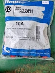 25 Pack Hunter 10A Spray Nozzle Foot Radius Adjustable New. Price: $22.00.