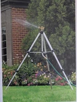 Tripod Sprinkler Telescoping Yardsmith 622537 48 Inches Tall Fully Extended New. Price: $39.99.