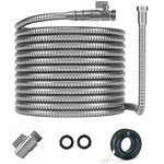 Morvat 50FT Stainless Steel Garden Hose Metal With Brass On/off Valve, Heavy Dut New. Price: $88.49.