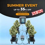 Mars Hydro 50L Foldable Drip&auto-drain Kit: 4 Trays Pump Grow Bags For 8 Plants New. Price: $135.99.