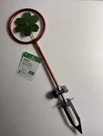 Garden Rotating Water Sprinkler Stake Dancing Metal Flower Spike Base Green New. Price: $5.66.