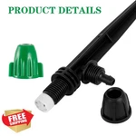 Huisuyton 30PCS 1/4" Drip Irrigation Misting Spray Emitters Stake New. Price: $27.99.