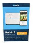 Rachio 3 Smart Sprinkler Controller 8-ZONE Wi-fi Alexa App White Indoors. Price: $150.99.