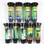 (9) Rain Bird 1804 Series 4" Pop Up Sprinklers Variety Pack Open. Price: $25.00.