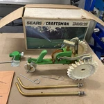 Vintage Sears Craftsman Cast Iron Tractor Lawn Traveling Sprinkler Nos Nib New Used. Price: $125.00.
