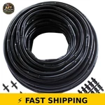 Habitech 1/4" Drip Irrigation Tubing - 100 Ft Roll With Emitters New. Price: $53.99.