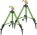 2 Pack Adjustable Impact Sprinklers On Tripod Base For 360 Coverage New. Price: $81.99.