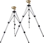 Adjustable Large Impact Sprinkler On Tripod Base, 360 Coverage, 2 Pack New. Price: $104.99.