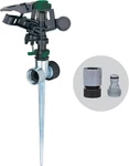 Plastic Pulsating Sprinkler With Metal Spike, Quick Connect New. Price: $17.70.