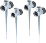 Hourleey 4 Pack 1/2 Inch Zinc Alloy Lawn Sprinkler Spike Base Water Flow Thru New. Price: $20.98.