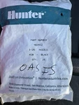Hunter I-25 Nozzels (28#-BLACK) (bag Of 25) New. Price: $6.50.
