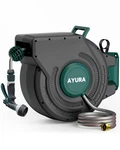 Ayura Retractable Garden Hose Reel 100FT X 1/2" Pro Metal Shaft Heavy Duty New. Price: $298.49.