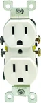 Leviton 5320-WMP Duplex Outlet 15A 125V Grounding Receptacle 10 Pack White New. Price: $8.42.