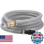 Fluentpower 23FT X 1" Suction Hose Kit With Brass Fitting Check Valve And Npt New. Price: $74.16.