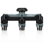 Garden Hose Splitter 3 Way Heavy Duty Outdoor Faucet Shutoff Valve Grey Zaakwang New. Price: $35.99.