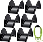 Thyle 6 Pcs Garden Hose Holder Heavy Duty Water Wall Mount Metal Rus New. Price: $74.99.