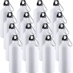 Chengu 16-PACK 20OZ Aluminum Water Bottles, Reusable, Lightweight, Blank New. Price: $87.80.